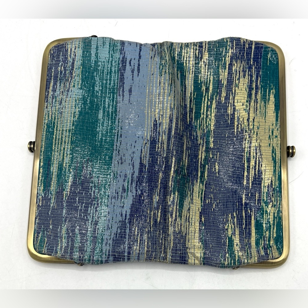 HOBO Blue and Green Wallet - Picture 6 of 13